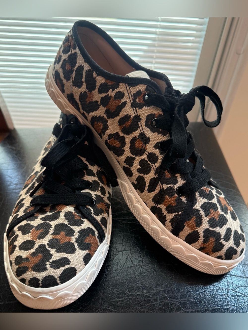 Kate Spade New York Vale Leopard Print Sneakers | Size 9B